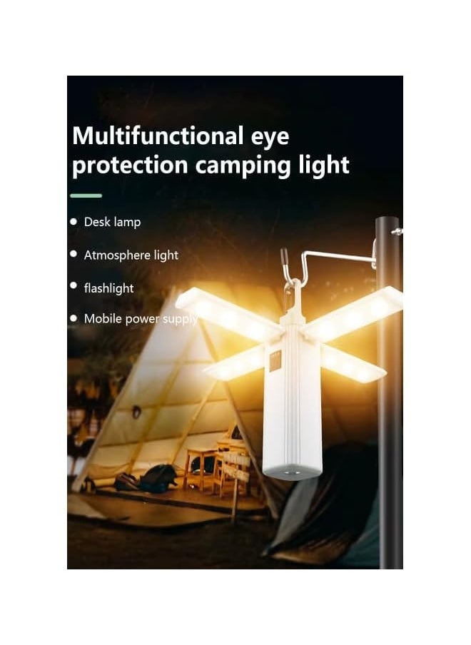 erorex Camping Light– Foldable LED Tent Light, Emergency Power Bank, 3 Modes, Outdoor Waterproof Light for Hiking, Camping, Backpacking - USB-C Rechargeable  - Image 2