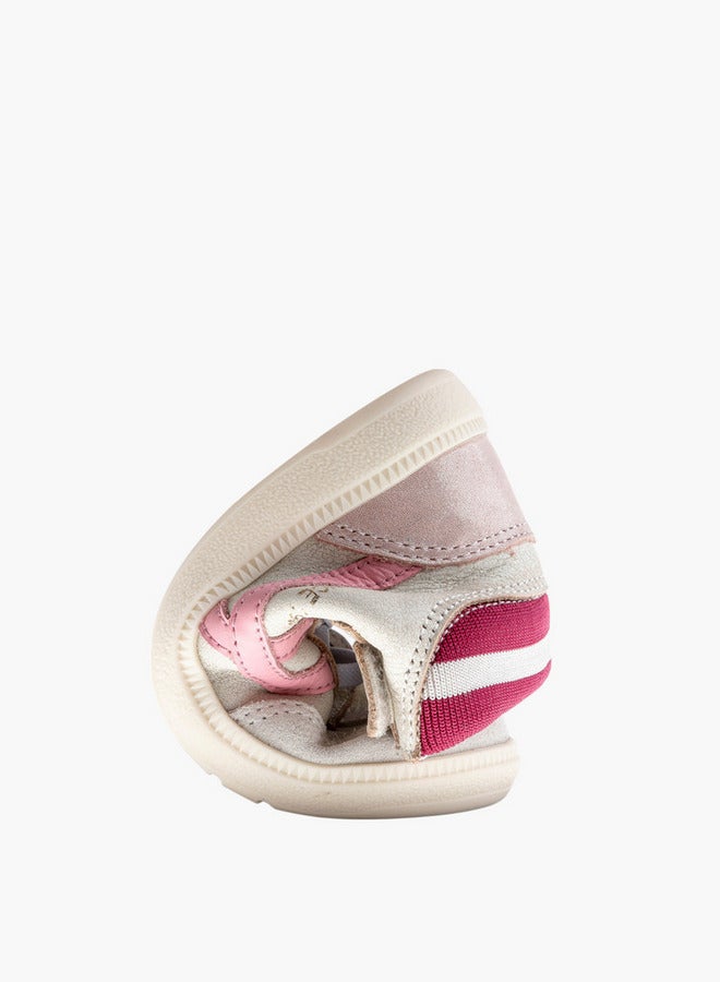 بابلوسكي حذاء رياضي بناتي عالي الرقبة بإغلاق لاصق للمدرسة - Image 5