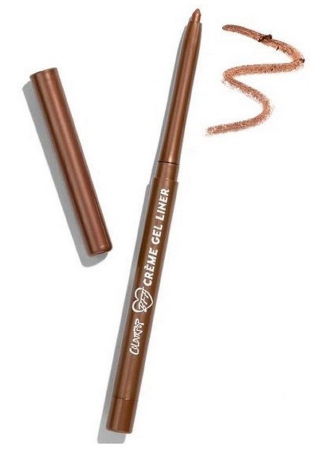 Colourpop OVERBOARD Creme Gel Eyeliner Retractable Pencil (bronze metallic), 0.2g (0.007 Ounce) - Image 1