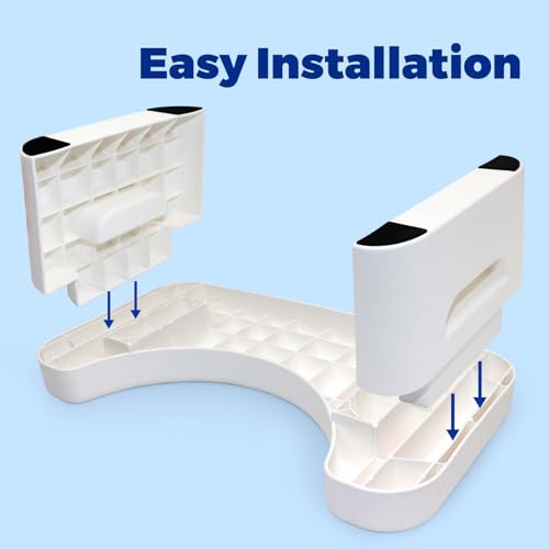 Deyuoau Toilet Step Stool, Toilet Assistance Steps,Bathroom Toilet Stool, Foldable Toilet Stool, Fits All Toilets, Folds for Easy Storage - Image 5