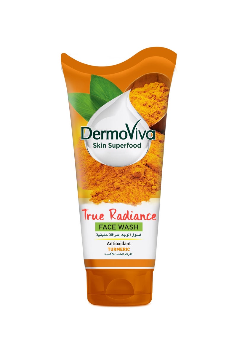 DermoViva Face Wash Turmeric 150ml - Image 1
