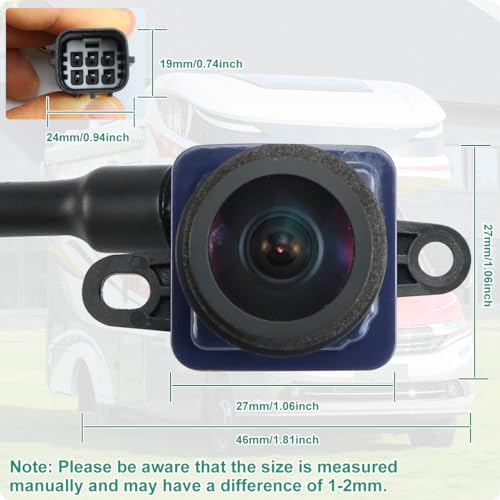 GreenYi 56054059AC Rear View Backup Camera Compatible with Dodge Durango Jeep Grand Cherokee 2011-2013, GreenYi Park Assist Camera Replacement for OE# 56054059AD, 56054059AE, 56054059AF - Image 5