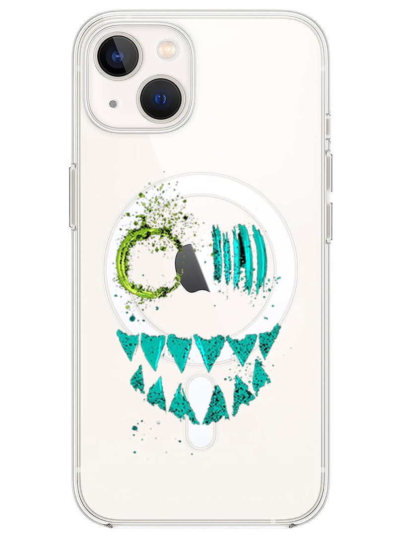 Theodor Magnetic Case for iPhone 14 6.1-inch Compatible with MagSafe Wireless Charging, Shockproof Phone Bumper Cover ghost  copy - Image 1