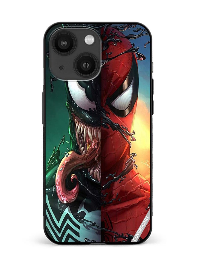 COVERSCART Protective Case Cover For Apple iPhone 15 Venom And Spidey Design Multicolour