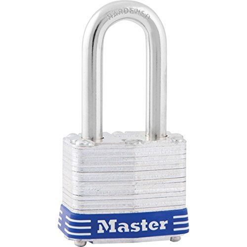 Master Lock 3DLF Long Shackle Padlock, w/ 1-1/2 Inch. Shackle, Steel - Image 2
