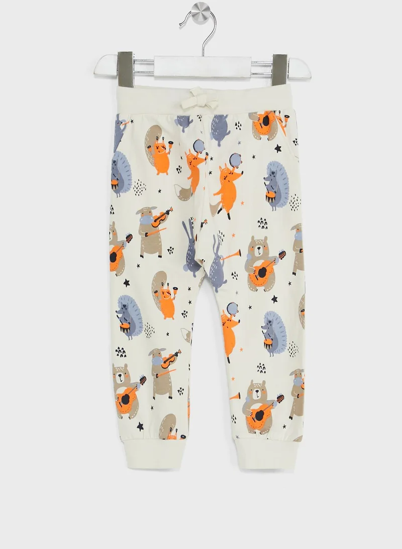 NAME IT Kids Printed Bodysuit & Pants Set