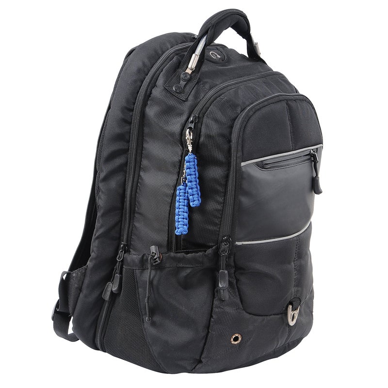 Techion 4 Pack Paracord Zipper Pulls for Backpacks, Tents, Trolley Cases, Traveling Cases, Jackets and Many Other Items That with Zippers (Blue) - Image 4