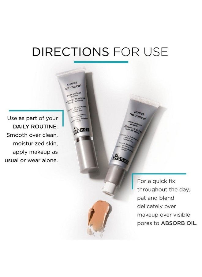 Dr. Brandt Skincare - Dr Brandt Pores No More Pore Refiner Primer Travel Size Pore Refiner and Makeup Primer Mattifies Skin and Refines the Look of Pores (05 fl oz) - Image 1