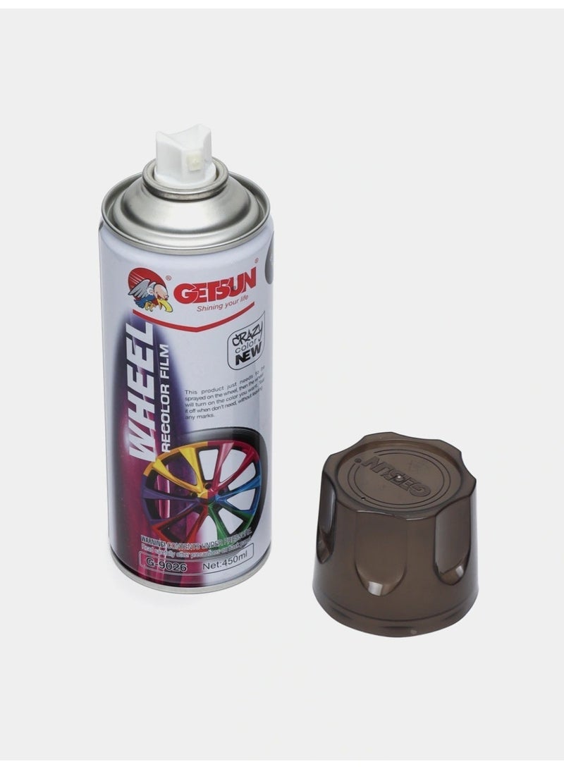 GETSUN Matte Black Rim Spray Paint 450ml (1-pack) - Image 3