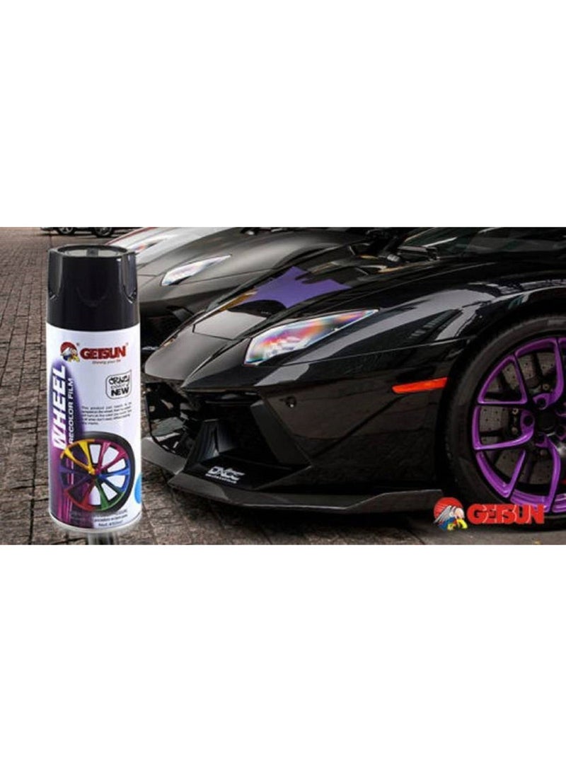 GETSUN Matte Black Rim Spray Paint 450ml (1-pack) - Image 2