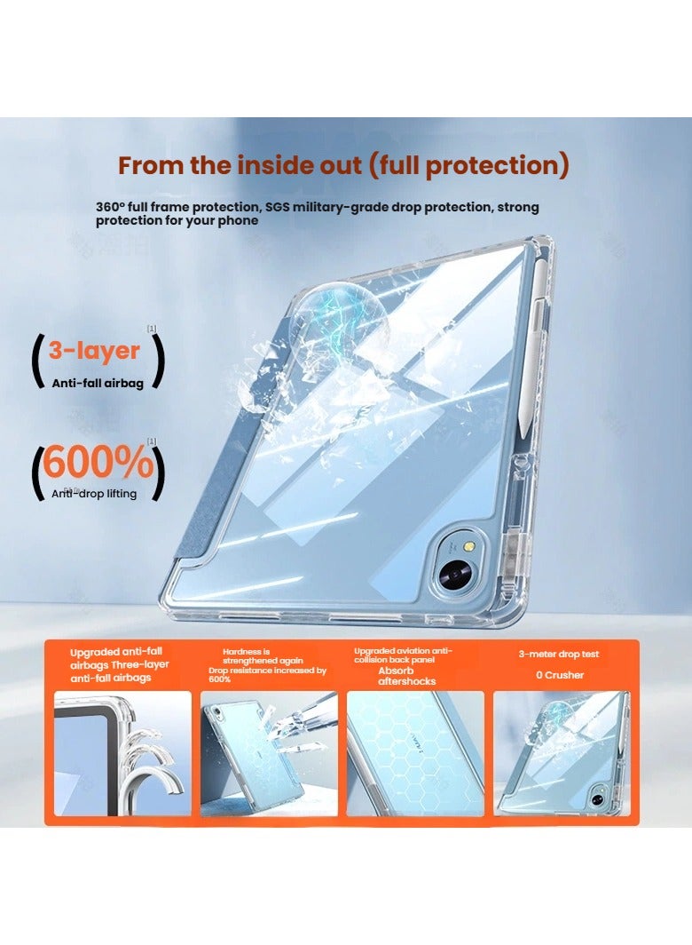 general Case for Huawei MatePadAir12 2025 Tablet Case with Pen Slot Transformable Magnetic Dual Sided Case 12 inch Drop Protection Case - Image 4