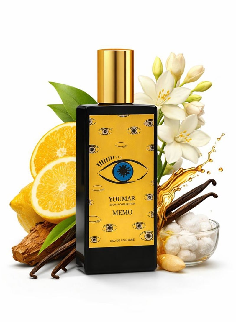 Youmar Collection Marfa No. 0094 Luxury Long-Lasting Unisex Perfume 100ML – Elegant White Floral, Tuberose & Smooth Vanilla Notes | Premium Eau de Cologne for Men & Women - Image 1