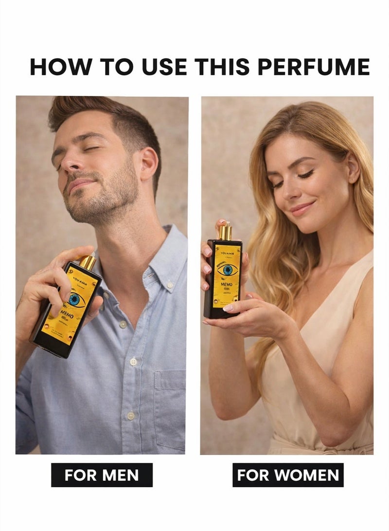 Youmar Collection Marfa No. 0094 Luxury Long-Lasting Unisex Perfume 100ML – Elegant White Floral, Tuberose & Smooth Vanilla Notes | Premium Eau de Cologne for Men & Women - Image 3