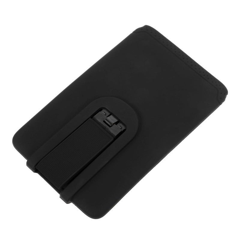 Silicone Adhesive Card Holder With Stand Function For Cell Phones Black 5 8 X 9 4cm - Image 2