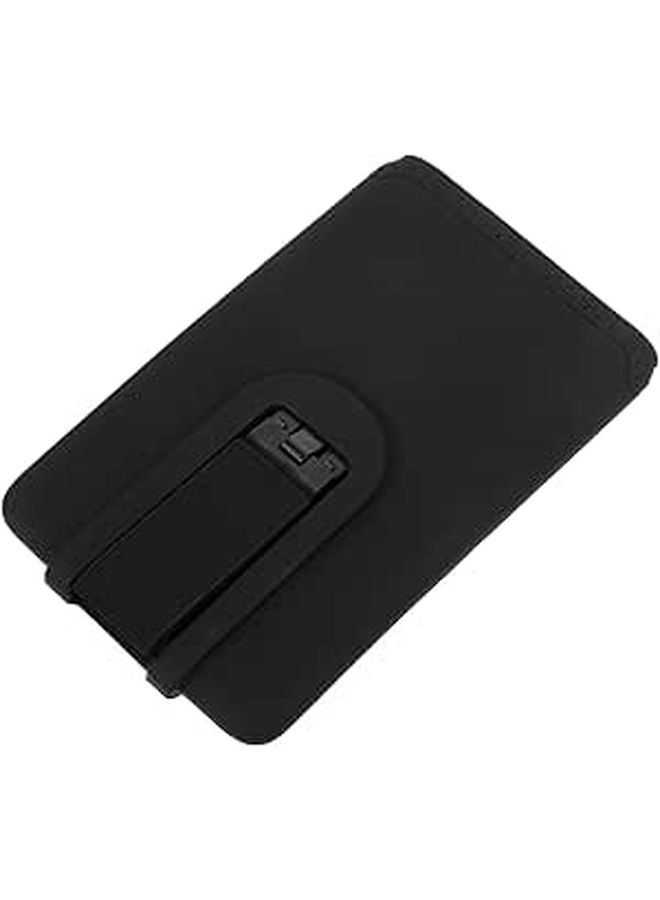 Silicone Adhesive Card Holder With Stand Function For Cell Phones Black 5 8 X 9 4cm - Image 1