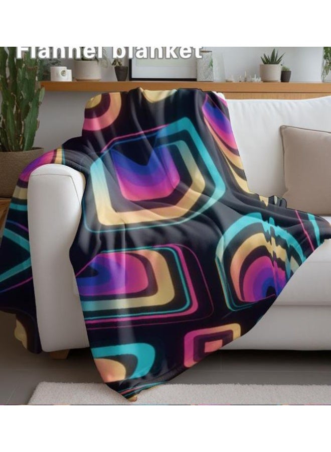 general Flannel thin blanket (warm and comfortable, suitable for sleep, gaming, dust removal and sandproof) 150cm*200cm - 556 - Image 1