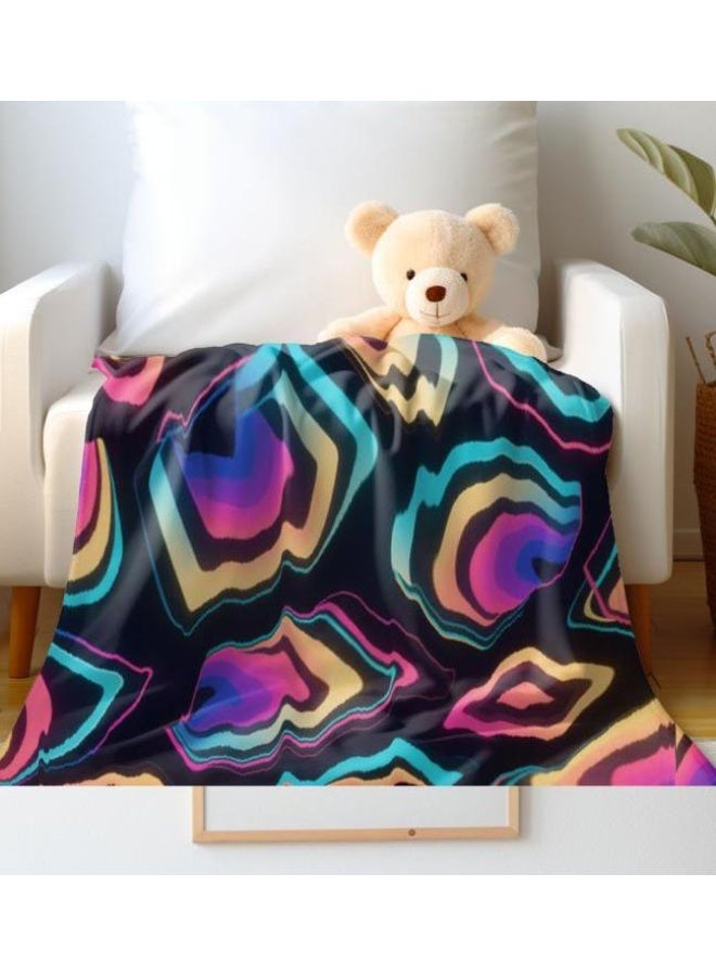 general Flannel thin blanket (warm and comfortable, suitable for sleep, gaming, dust removal and sandproof) 150cm*200cm - 556 - Image 2