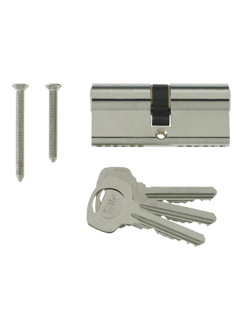 Yale 1000 Series Double Euro Profile Cylinder 40—40mm Polished Brass 10-1002-4040-00-11-01 (80mm) - Image 3