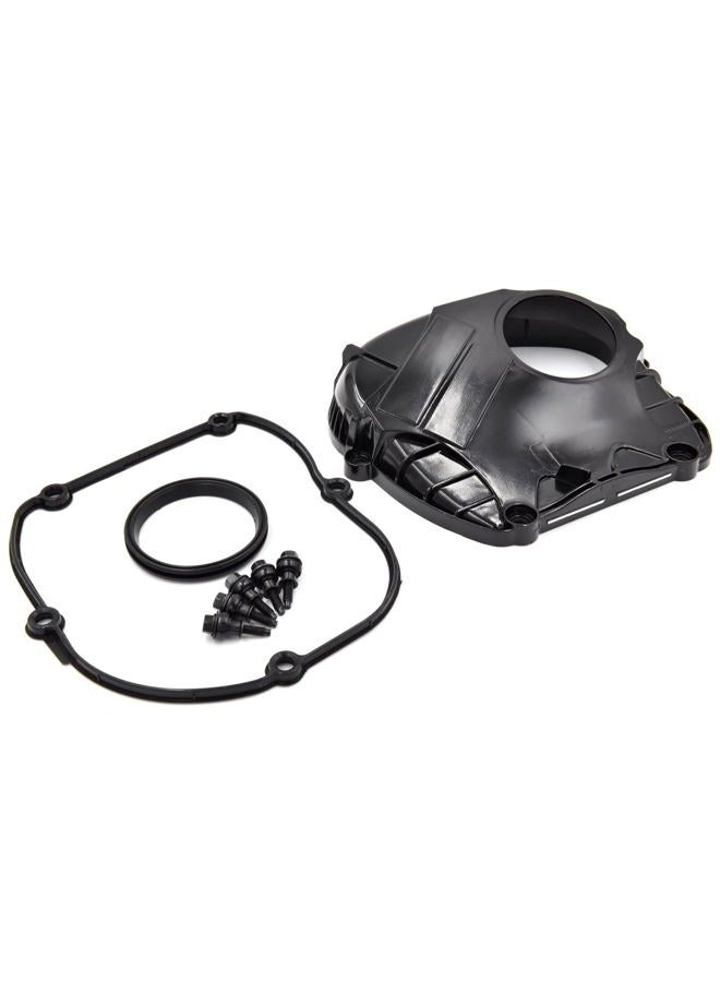 NMN Engine Upper Timing Chain Cover with Gasket Compatiable with GTI EOS CC A3 A4 A5 A6 Q3 Q5 TT Replaces# 06H103269H,06H103269C,06H103269G - Image 1