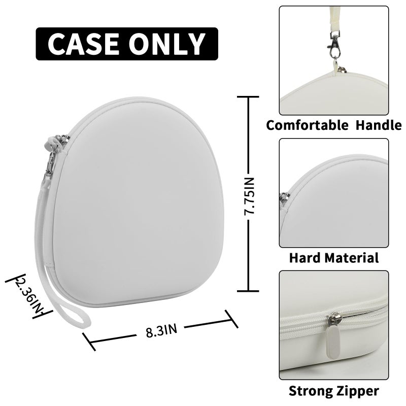 PAIYULE Headphone Case for Sony WH-CH720N WH-CH520 WH-1000XM4 for Soundcore Q20i Q20 Q30 for JBL Tune 720BT 510BT Noise Canceling Headphones, Wireless Headset Travel Bag (Box Only)(White) - Image 4