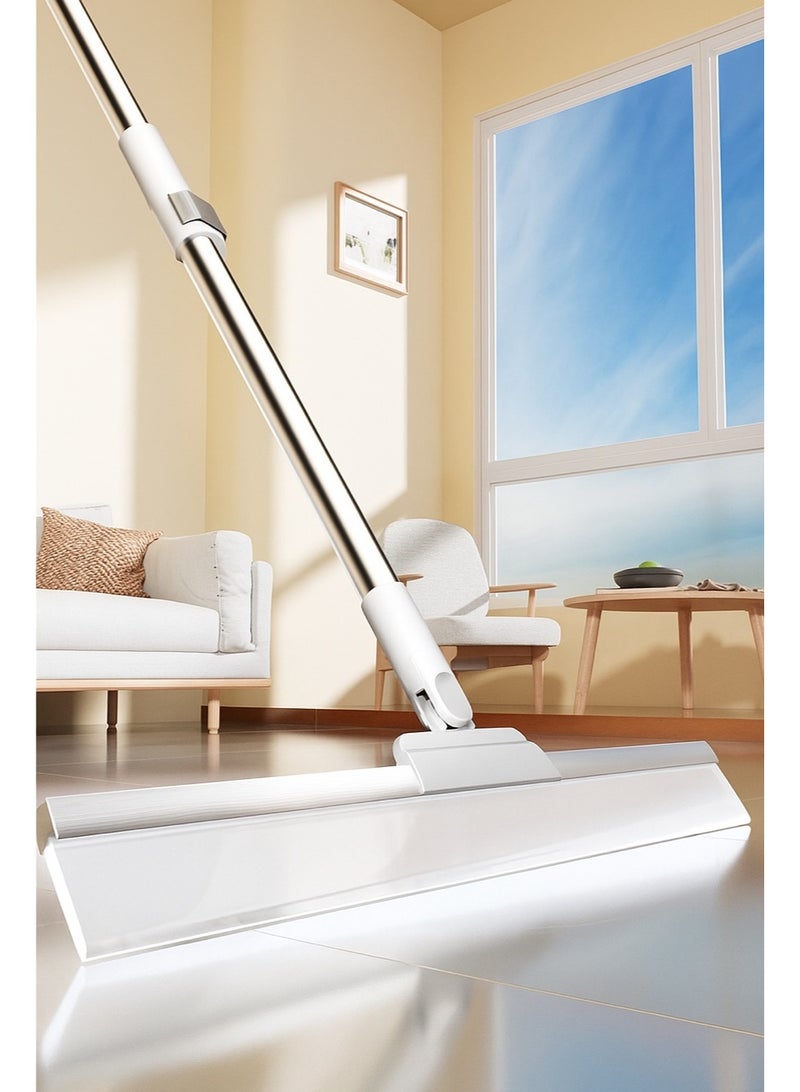 MOMENT Multifunction Floor Wiper, Squeegee Broom for Floor Shower Squeegee with Long 95-139cm Handle Rubber Wiper for Bathroom Tile Shower Glass Car Window Deck Patio Cleaning - Image 1