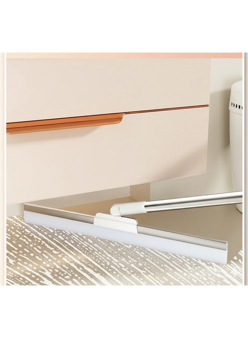 MOMENT Multifunction Floor Wiper, Squeegee Broom for Floor Shower Squeegee with Long 95-139cm Handle Rubber Wiper for Bathroom Tile Shower Glass Car Window Deck Patio Cleaning - Image 3