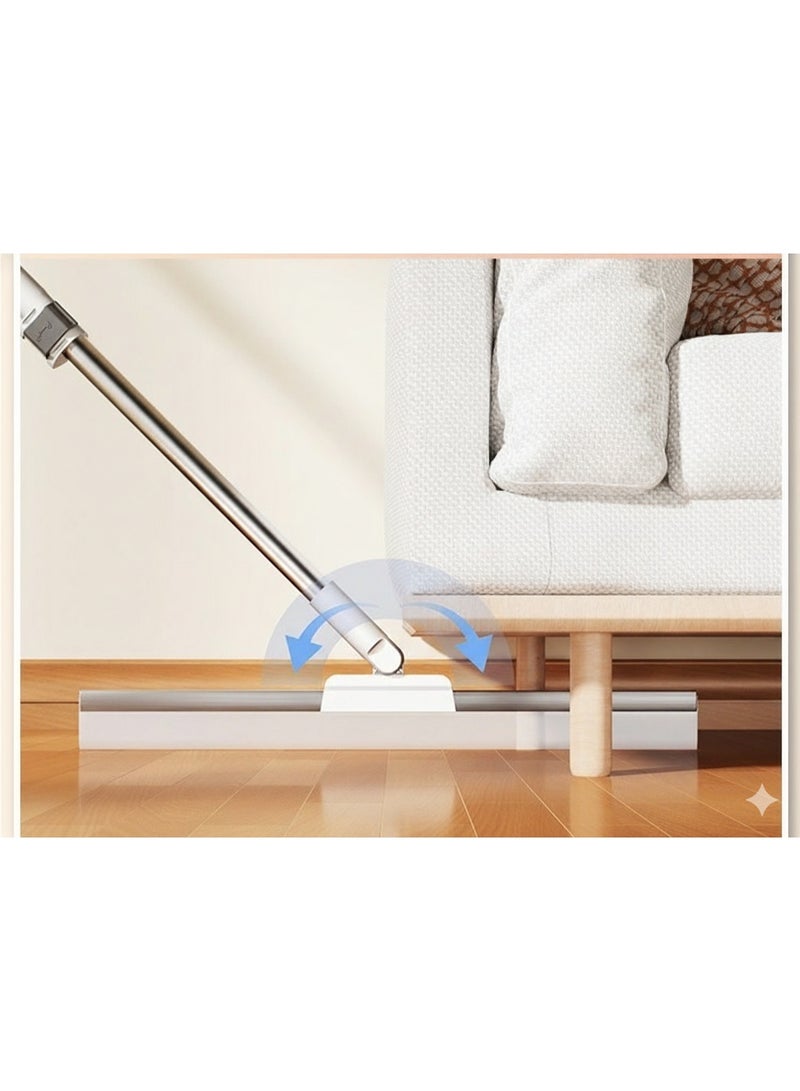 MOMENT Multifunction Floor Wiper, Squeegee Broom for Floor Shower Squeegee with Long 95-139cm Handle Rubber Wiper for Bathroom Tile Shower Glass Car Window Deck Patio Cleaning - Image 4