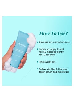 Dot & Key Deep Pore Clean Milky Foam Cleanser With Seaweed And Lotus Flower Face Wash For Nourished Skin Minimizes Pores Controls Excess Oil And Keeps Skin Hydrated 100ml  - Image 3