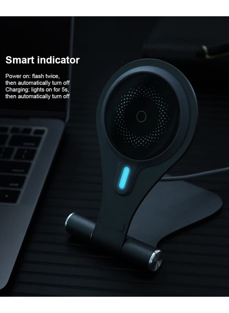 SYOSI Wireless Charging Stand, Magnetic Stand, for iPhone 14/14 Pro/14 Plus/14 Pro Max/13/13 Pro /13 Pro Max, AirPods 2/Pro - Image 5