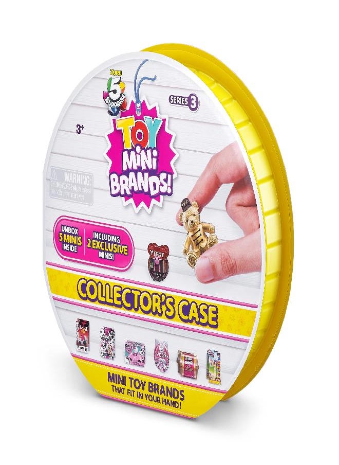 5 Surprise 5 Surprise Toy Mini Brands Collector's Case Series 3 by ZURU Store & Display 30 Minis, Comes with 5 Mini's Mystery Real Brands Collectibles  - Image 2