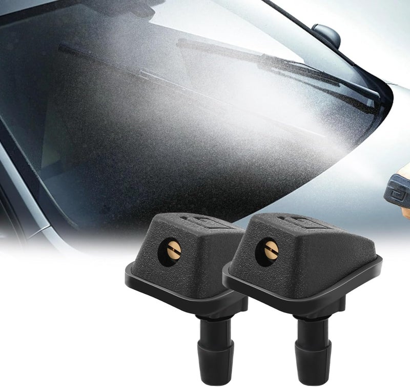 Middrivr 2PCS Front Windshield Washer Nozzles - Image 1