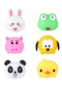 Generic 6Pcs Cute Animal Bites Cable Protector Animal Cable Chewers Cable Prevents Breakage Cable Cord Saver Case for Most Mobile Phone Data Lines  - Image 1