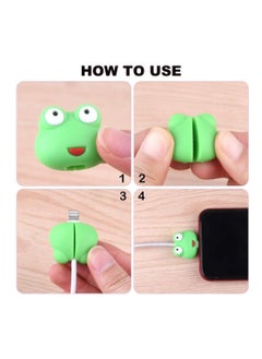 Generic 6Pcs Cute Animal Bites Cable Protector Animal Cable Chewers Cable Prevents Breakage Cable Cord Saver Case for Most Mobile Phone Data Lines  - Image 3