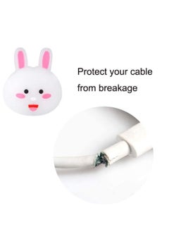 Generic 6Pcs Cute Animal Bites Cable Protector Animal Cable Chewers Cable Prevents Breakage Cable Cord Saver Case for Most Mobile Phone Data Lines  - Image 4