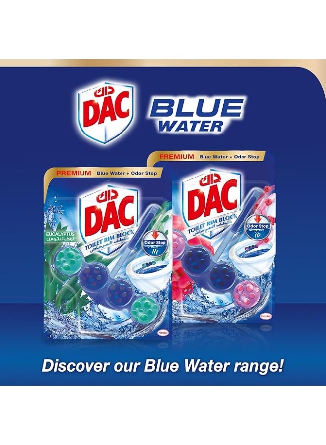 DAC Toilet Cleaner Blue Active Eucalyptus – 50g x 5 pack - Image 3
