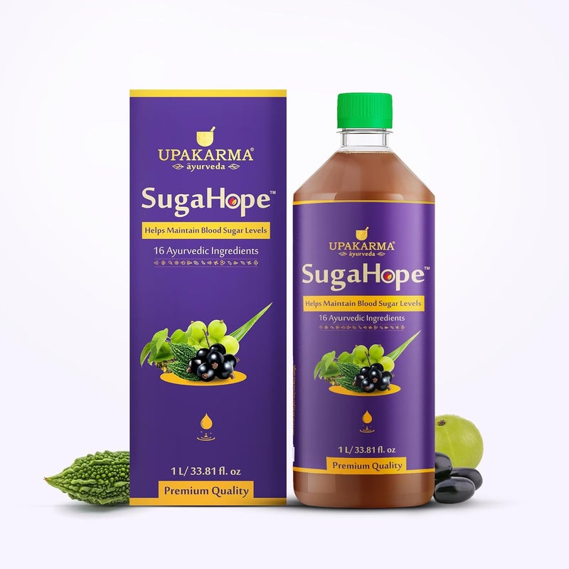Upakarma Ayurveda SugaHope Diabetic Care Juice 1L - Image 1