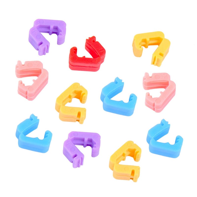 100 Pack Colorful Balloon Clips and Ties for Party Decoration Holiday Birthday - Image 2