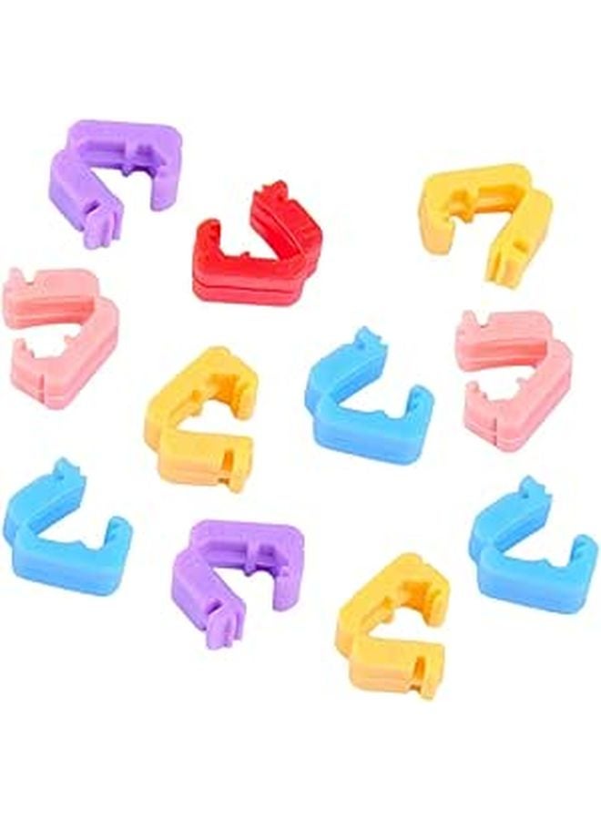 100 Pack Colorful Balloon Clips and Ties for Party Decoration Holiday Birthday - Image 1
