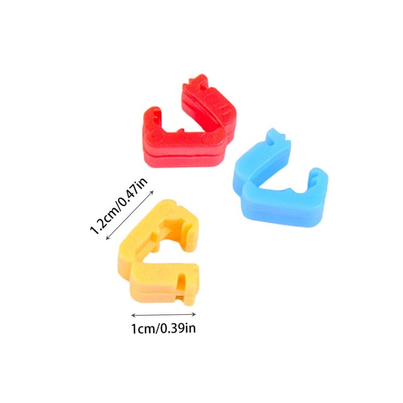 100 Pack Colorful Balloon Clips and Ties for Party Decoration Holiday Birthday - Image 3