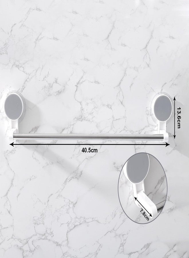 GLACIAL Wall Mounted Single Rod Towel Holder Bar - Magic Sticker Napkin Rod Hanger for Bathroom & Kitchen, No-Drill Cloth Rack for Hand Towels, Dish Towels, and Cleaning Rags (Pack of 1) - Image 5