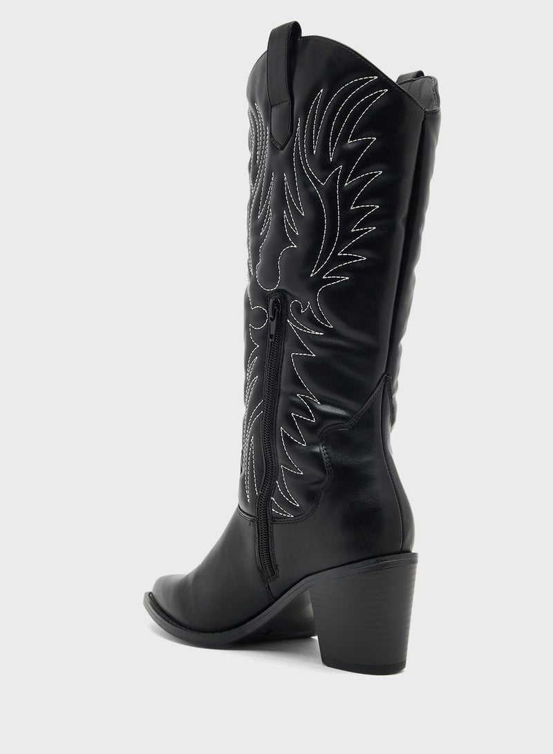 جلاموروس جزم كاجوال غربية بطول الركبة - Image 3