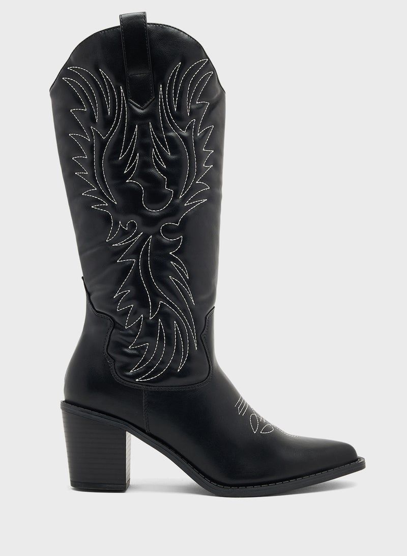 جلاموروس جزم كاجوال غربية بطول الركبة - Image 1