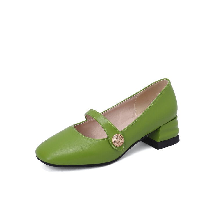 Simple Square Heel Large Size Women'S Shoes For 137 - Image 5