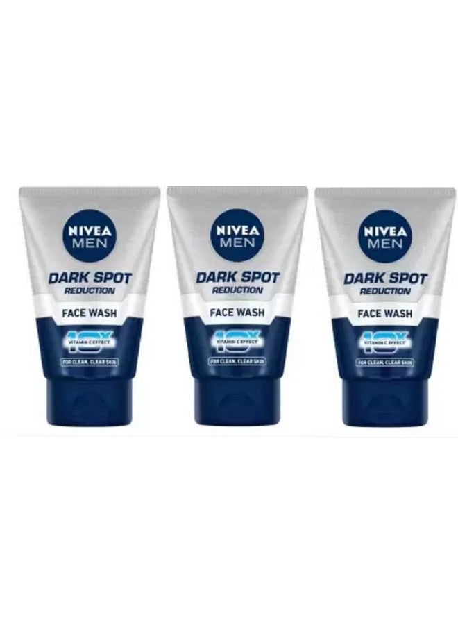 NIVEA Men dark Spot Reduction Face Wash,100 g (Pack of 3)