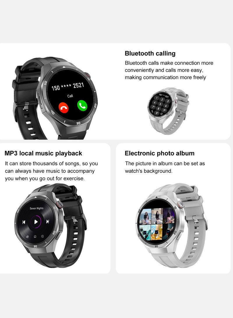 RollsTimi  Men's Bluetooth Smartwatches, Smart Wearable Watches, Support Multi Language Switching, 200+ Watch Face Wallpapers To Choose From, Message Push And Incoming Reminders, 1.46 Inch TFT High-Definition Full-Screen Touch, RT DT5 Pro - Image 3