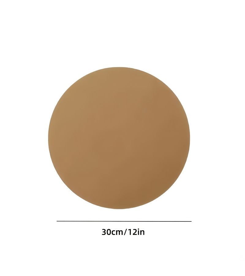 48Pcs Round Natural Color 7.09inch Disposable Baking Paper for Air Fryer Grill Oven - Image 3