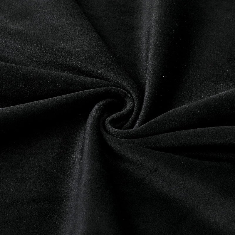 NiNi ALL Decorative Throw Pillow Covers Pack of 2 Velvet Throw Pillow Cases for Couch Sofa Bed Car Office Pillows Cover Bedroom Living Room Outdoor Black Pillow Covers 12x20 Inch - Image 4