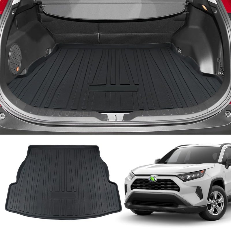Generic Powerty Compatible with Cargo Liner Toyota RAV4 2023 2022 2021 2020 2019 Trunk Mat Rear Trunk Tray All Weather 3D Custom Fit Waterproof Protector Upgrade Material - Image 1