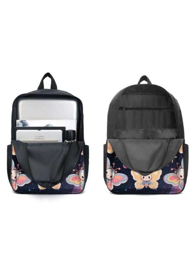 Bright Li Fire Three-piece set of cartoon bags, easily cope with various occasions (students, children, friends' outings, mountain climbing, schooling, etc.) | Backpack + hand-held + stationery bag | School season/holiday gifts - 79 - Image 4