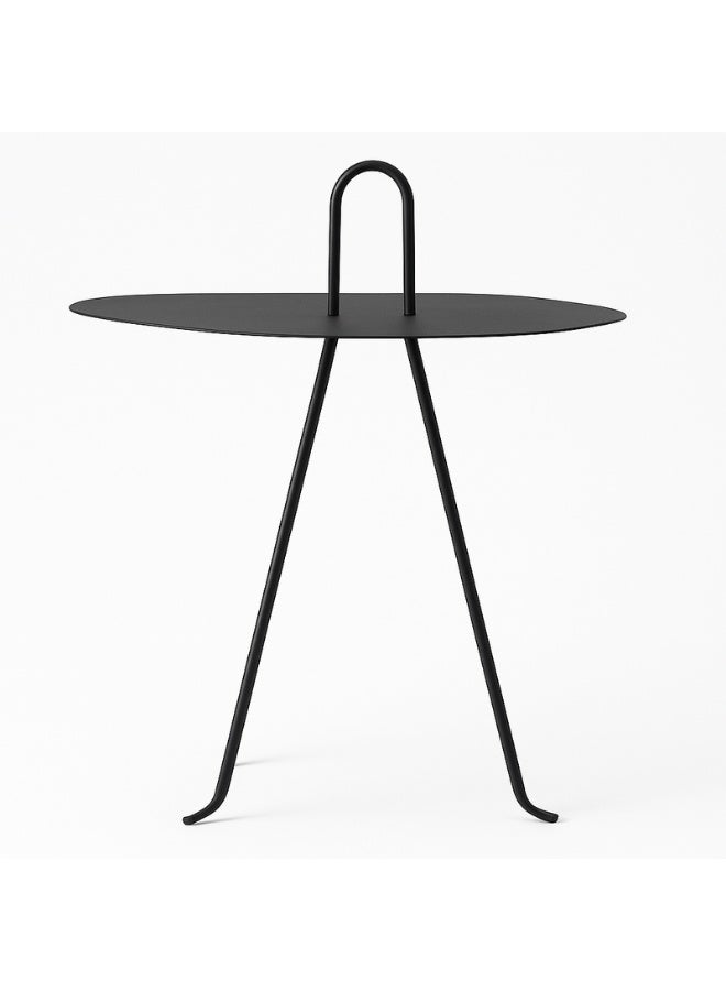 YI ONE Corner Table – Black Metal Modern Side Table for Sofa, Bed, Office & Home Use - Image 4